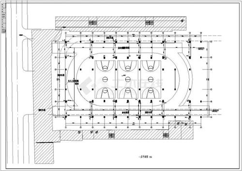 某地两层框架结构学校操场扩建工程给排水施工图